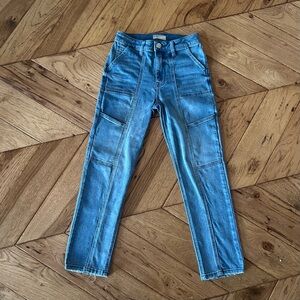 Kut from the Kloth Reese Utility Ankle Straight Jeans